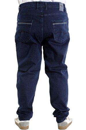 Mode XL Büyük Beden Erkek Kot Pantolon Klasik 5Cep Paraguay 22931 Lacivert