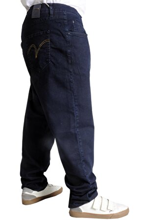 Mode XL Erkek Kot Pantolon Klasik Hunter Blue 22935 Koyu Mavi