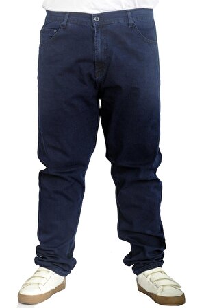 Mode XL Büyük Beden Erkek Kot Pantolon STEFANO BLUE 22938 LACİVERT