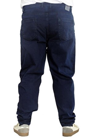 Mode XL Büyük Beden Erkek Kot Pantolon STEFANO BLUE 22938 LACİVERT