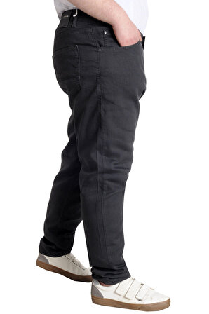 Mode XL Büyük Beden Erkek Pantolon Kot Klasik 5Cep FOCUS 23904 Antrasit