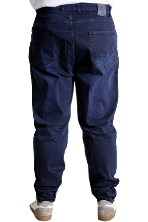 Mode XL Büyük Beden Erkek Kot Pantolon Klasik Armina 23903 Lacivert