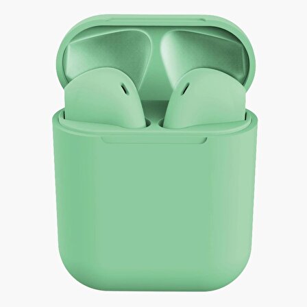 İnpods i12 Bluetooth Kulaklık v5.0 Stereo Mat Yeşil