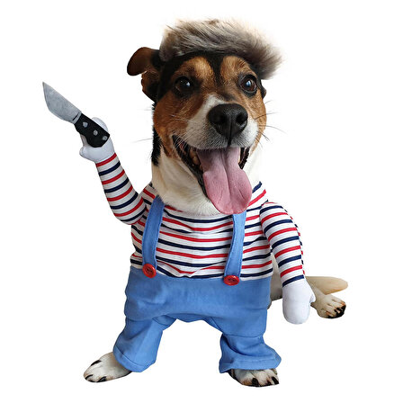 Katil Bebek Chucky Köpek Kostümü