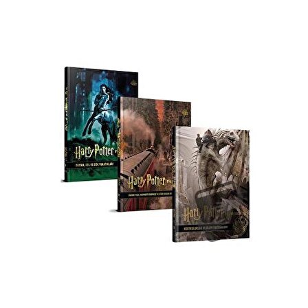 Harry Potter Film Dehlizi Serisi 3 Kitap Takım (Karton Kapak) / Teras Kitap / Jody