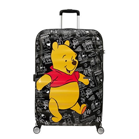 Wavebreaker Dısney - Winnie The Pooh - 4 Tekerlekli Büyük Boy Valiz 77cm