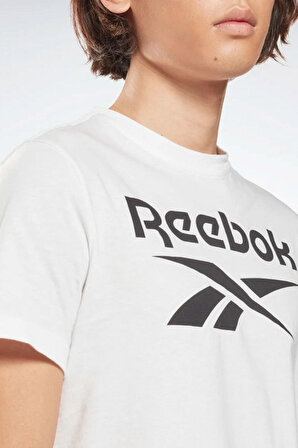 RI Big Logo Tee Beyaz Erkek Kısa Kol T-Shirt