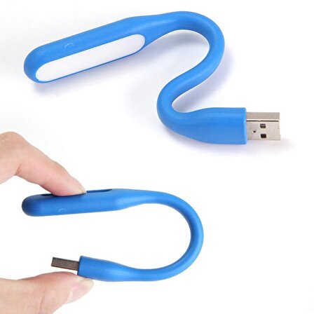 Taşınabilir Katlanabilir Parlak Işıklı Laptop Okuma USB Led Lamba Turuncu Renk