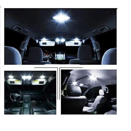 Oled Garaj Honda CRV İçin Uyumlu İçin Uyumlu 2014-2018 İç Tavan Aydınlatma Led Ampul Seti (6 Adet)