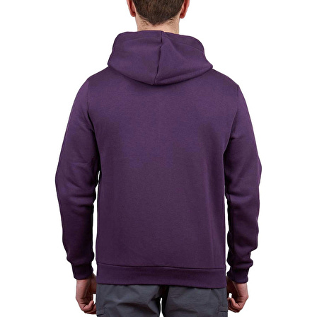 600501 Alpinist Covert Tam Fermuarlı Erkek Sweatshirt Mürdüm XXL