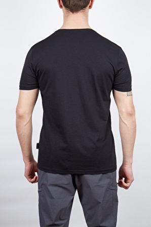 Alpinist Albino Basic T-Shirt Siyah