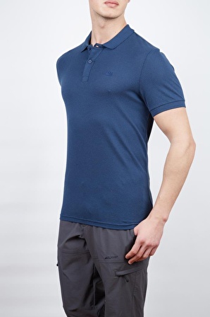 Alpinist Roc Erkek Polo T-Shirt Indigo