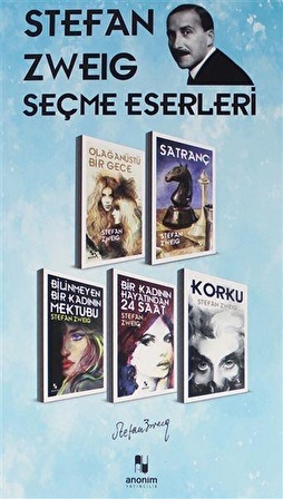 Stefan Zweig Seçme Eserleri 5 Kitap - Anonim Yayıncılık