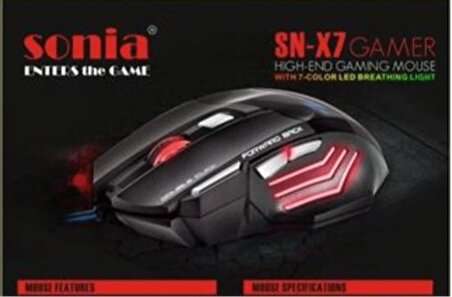 Sonia SN-X7 Oyuncu Mouse