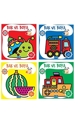 Bak Ve Boya Serisi Set (4 Kitap)