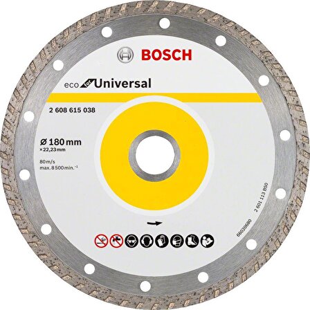Bosch Ecofor Daire Elmas Testere 180mm 2608615038