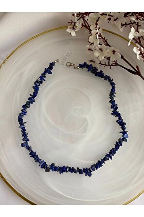 Lapis Lazuli Doğal Taş Kolye