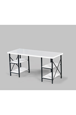 Hey Diana Çalışma Masası Ceviz 150 x 72 cm Beyaz 