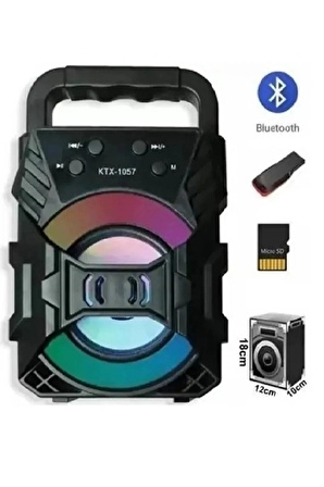 TT KTS-1057 Wireless Kablosuz Bluetooth Hoparlör RGB SD/USB