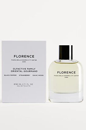 ZARA FLORENCE PIAZZA DELLA SIGNORIA CITY CENTER EDT 80 ML (2,71 FL. OZ).