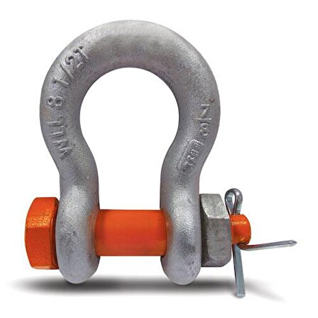 Somunlu Omega Kilit / US Type Anchor Shackle 8 mm 5/16 inç