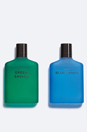 ZARA MAN GREEN SAVAGE + ZARA MAN BLUE SPIRIT EAU DE TOILETTE 2X100 ML İNDİRİMSEHRİ