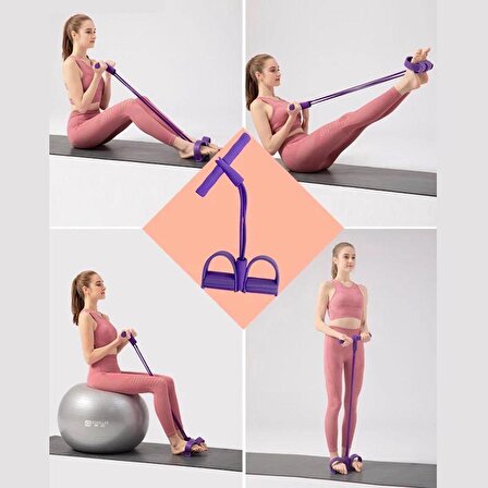 Body Trimmer Vücut Şekillendirici Egzersiz Karın El Ayak Direnç Lastiği