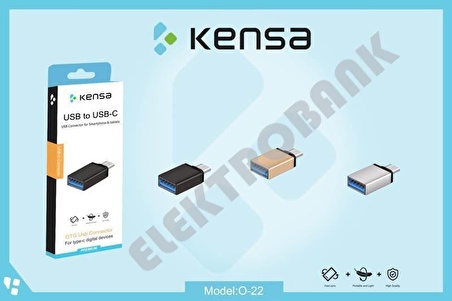 KENSA USB TO TYPE-C OTG ÇEVİRİCİ