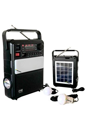 Yeni Nesil Güneş Enerjili Radyolu Kamp Işığı Solar Kamp Lambası Bluetooth Hoparlör Usb Sd Girişli
