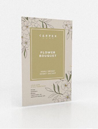 Carpex Dolap İçi Koku Kesesi - Çiçek Buketi - 3 Paket