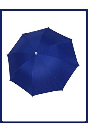 Kafa Şemsiyesi Mavi, Yazlık Plaj Güneş Şemsiyesi