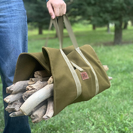 Odun taşıma çantası
