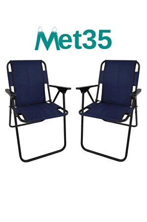 met35 Katlanır Piknik Sandalyesi-2Li