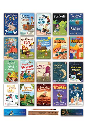 Timaş Çocuk 2. 3. Sınıf Okuma Hikaye Kitapları Seti 20 Kitap - Faruk Serisi - Anıl Basılı Mert Arık 