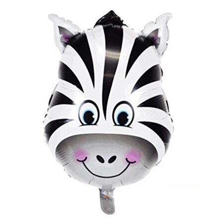 Zebra Folyo Balon (55 cm)