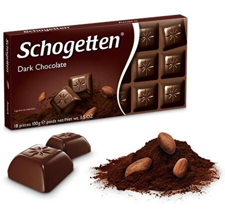 Schogetten Bitter Çikolata 100 Gr. (1 Adet)