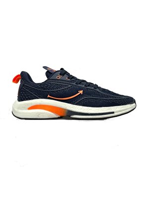 VOLİS M-24204 Lacivert Fileli Comfort Günlük Erkek Sneaker Ayakkabı