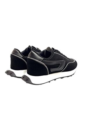 Erkek Siyah Sneaker Ayakkabı
