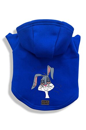 Köpek Kıyafeti Köpek Sweatshirt Hoodie Köpek Ürünleri Kedi Kıyafeti - Uykulu Bugs Bunny