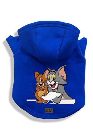 Köpek Kıyafeti Köpek Sweatshirt Hoodie Köpek Ürünleri Kedi Kıyafeti - Tom Ve Jerry