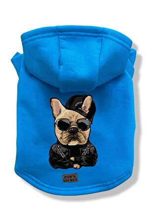 Köpek Kıyafeti Köpek Sweatshirt Hoodie Köpek Ürünleri Kedi Kıyafeti - Kolyeli French