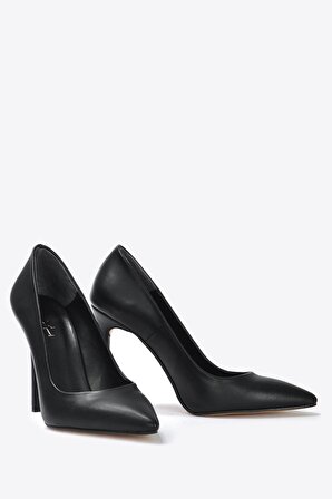 Kadın Siyah Klasik Topuklu Ayakkabı VZN24Y-001