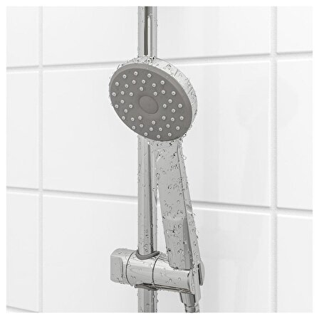 IKEA Vallamosse Krom Kaplama Duş Başlığı El Duşu