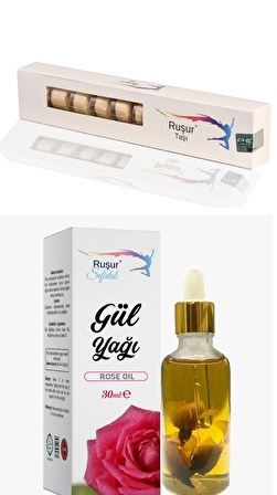 1 KUTU RUŞUR TAŞI VE 1 ADET GÜL YAĞI 30 ML ORİJİNAL ÜRÜN