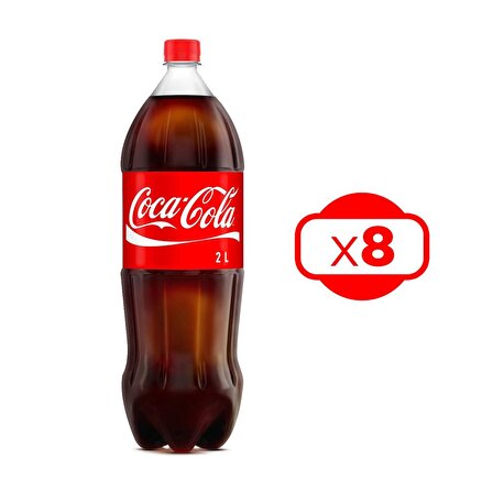 Coca Cola 2 litre x 8 Adet