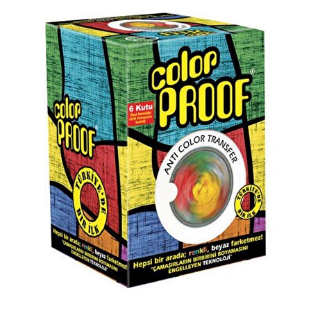 Color Proof - Çamaşır Mendili (6 Kutu Bir Arada)