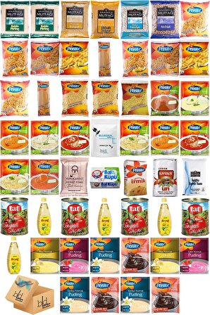 Blueden Ramazan Paketi Kumanya Erzak Gıda Yardım Kolisi 53 Parça 39 nolu Paket