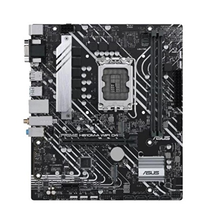 Asus Prıme H610MA Wıfı D4 Ddr4 3200Mhz 1Xvga 1Xhdmı 1Xdp 2Xm.2 Usb 3.2 Matx 1700P (13. Ve 12.Nesi̇l 