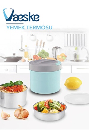 VAESKE Paslanmaz Çelik 1.2 lt Yemek Termosu