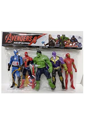 Avengers Kahraman Set 12 Cm 5 Li